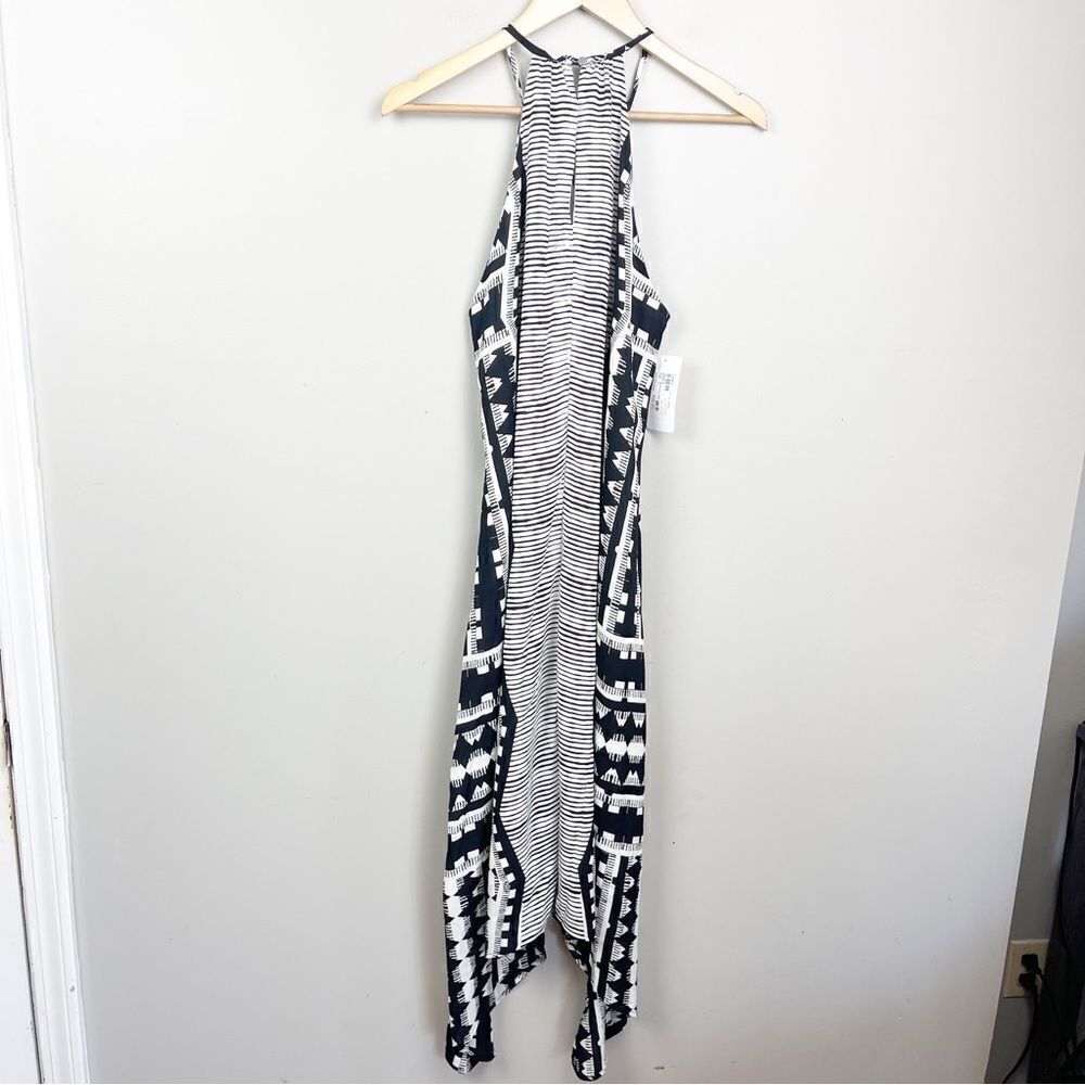 Black and White Geometric Pattern Dress - Picture 4 of 7